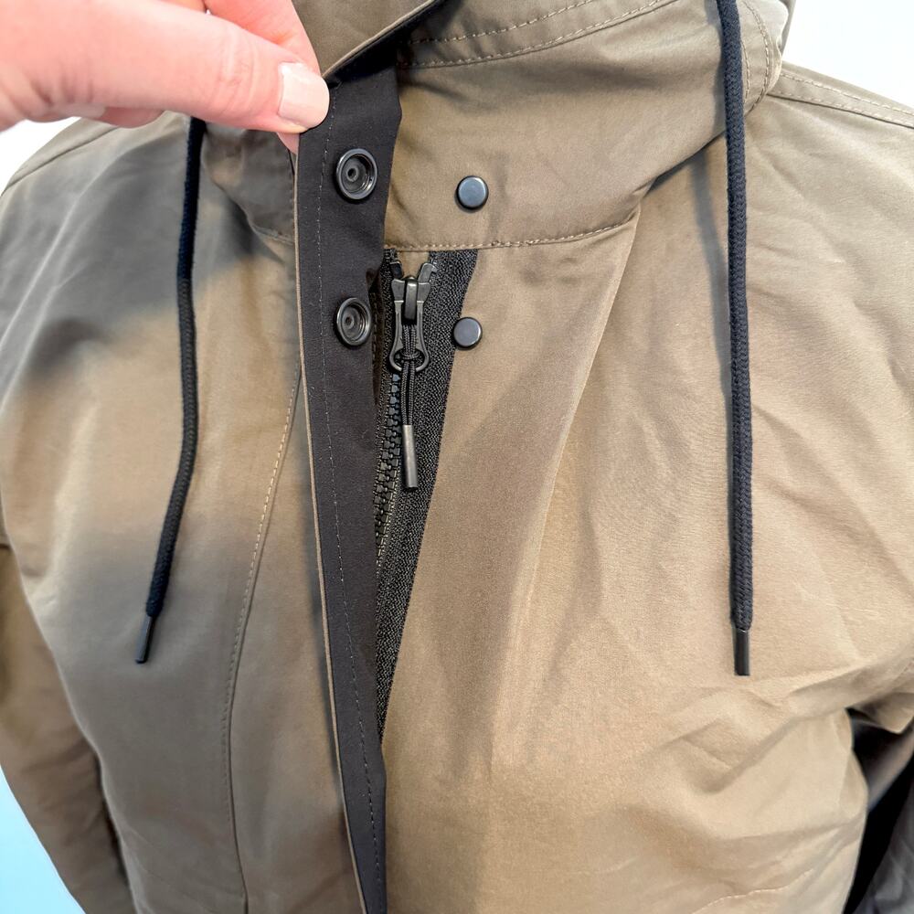 Everlane The ReNew Anorak Jacket In Forest Black Size XXS New - Picture 5 of 12